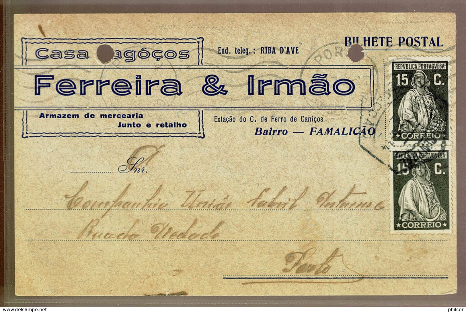 Portugal, 1929, # 402, Para O Porto - Cartas & Documentos