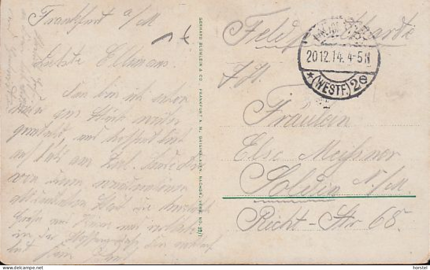 D-60001 Frankfurt Am Main - Sachsenhausen - Alte Ansicht Um 1912 - Feldpostkarte - Frankfurt A. Main