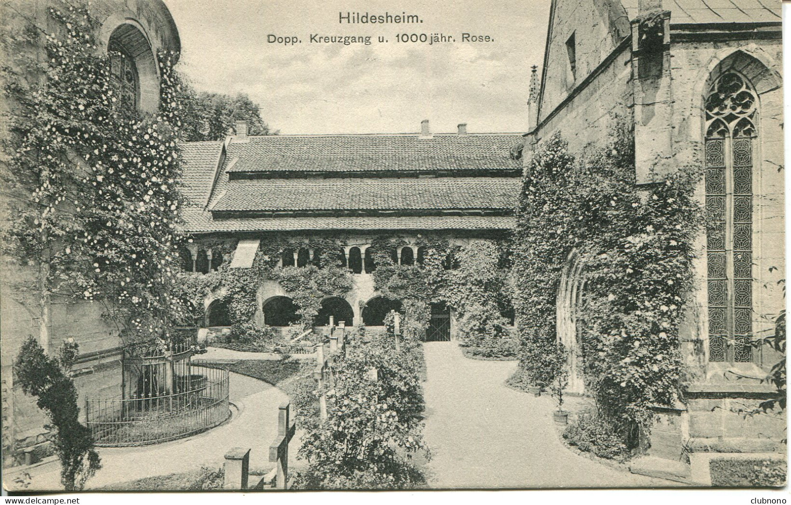 CPA - HIDELSEHIM - DOPP.KREUZGANG U.1000 JAHR ROSE - Hildesheim