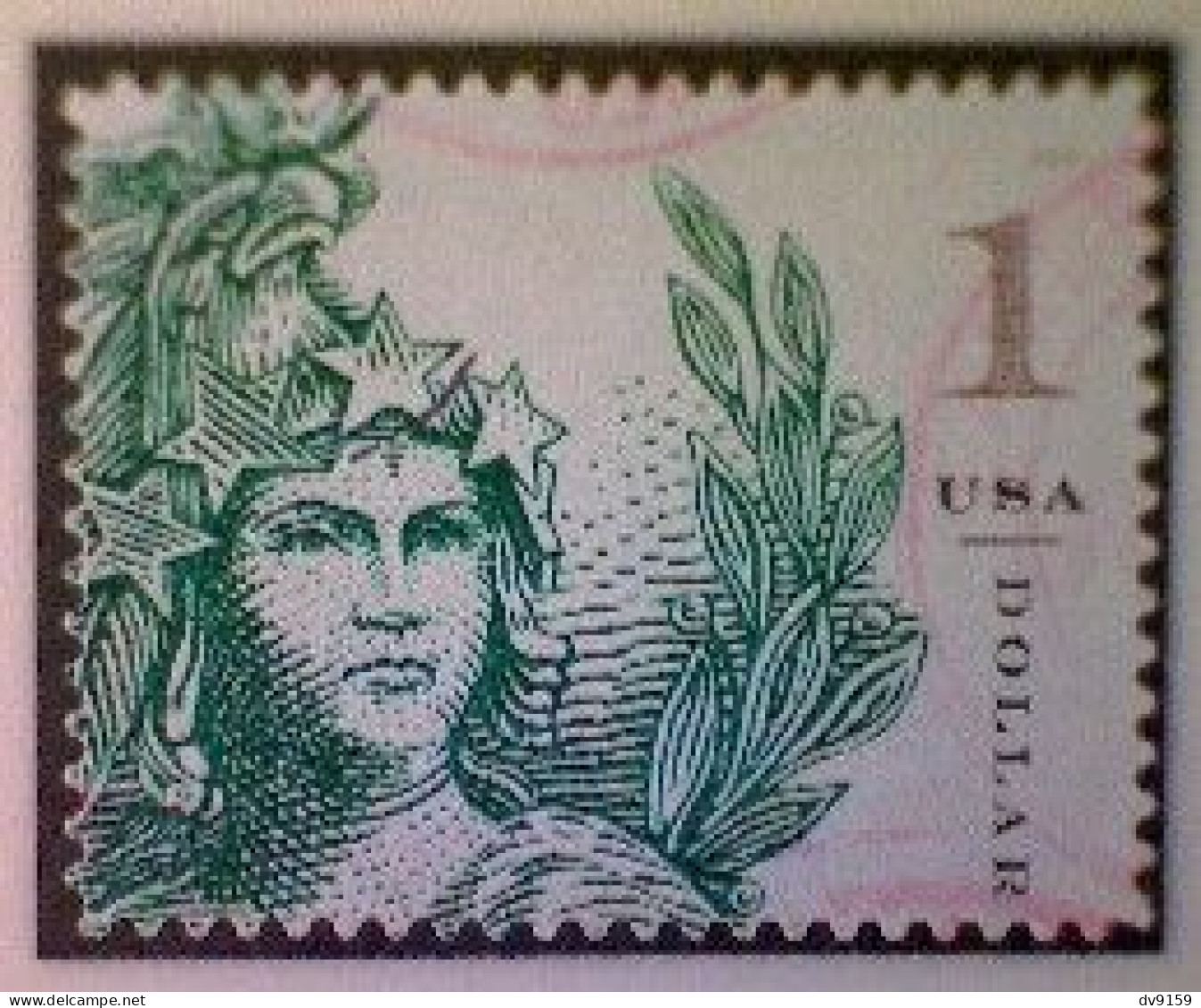 United States, Scott #5295, Used(o), 2018, Statue Of Freedom, $1.00, Emerald - Gebruikt