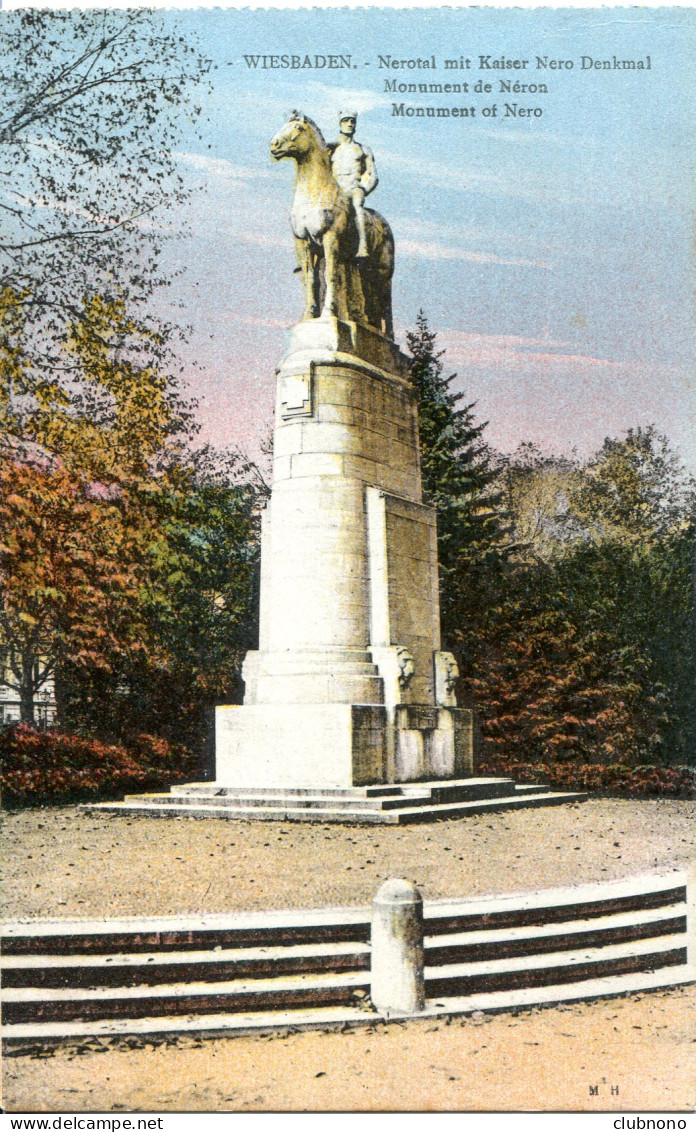 CPSM -WIESBADEN - MONUMENT DE NERON - Wiesbaden