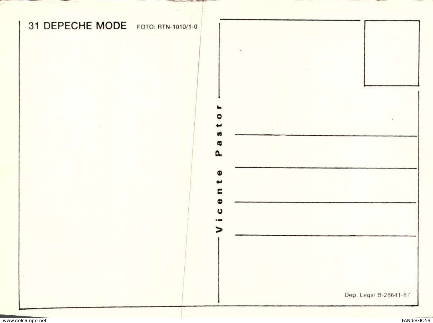 Chanteurs & Musiciens DEPECHE  MODE   //// 101 - Cantanti E Musicisti