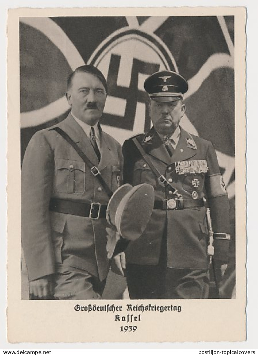 Postcard / Postmark Deutsches Reich / Germany 1939 Adolf Hitler - Guerre Mondiale (Seconde)