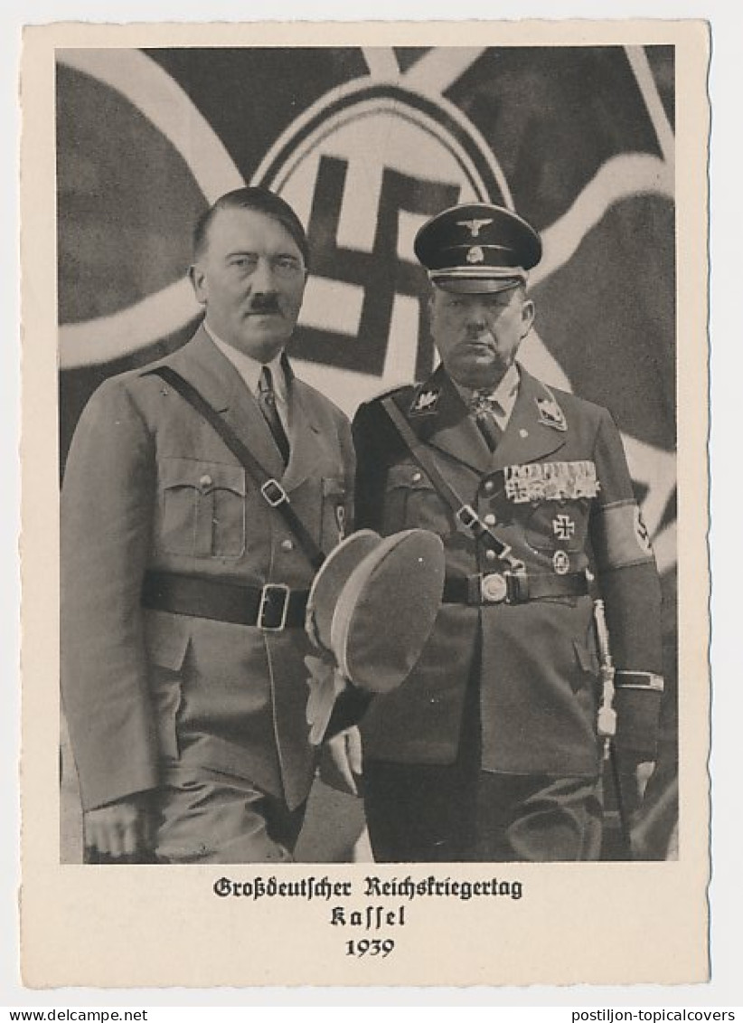 Postcard / Postmark Deutsches Reich / Germany 1939 Adolf Hitler - WO2