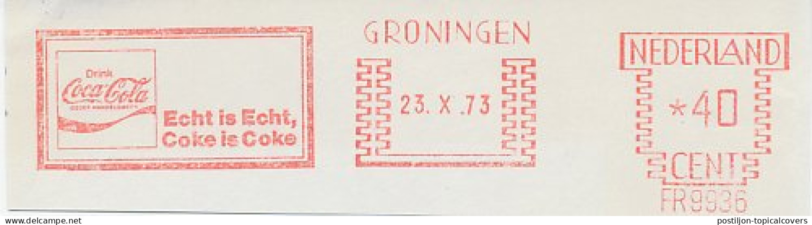 Meter Cut Netherlands 1973 Coca Cola  - Sonstige & Ohne Zuordnung