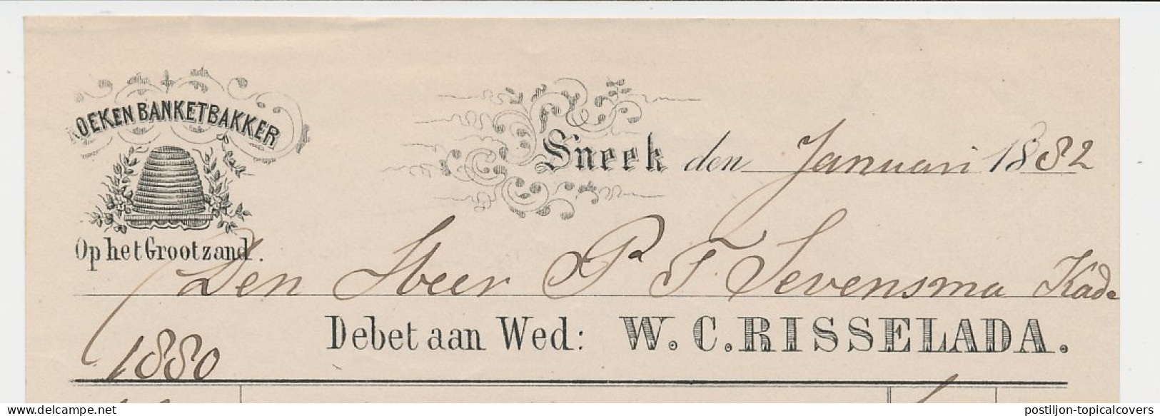 Nota Sneek 1882 - Koek En Banketbakker - Bijenkorf - Nederland