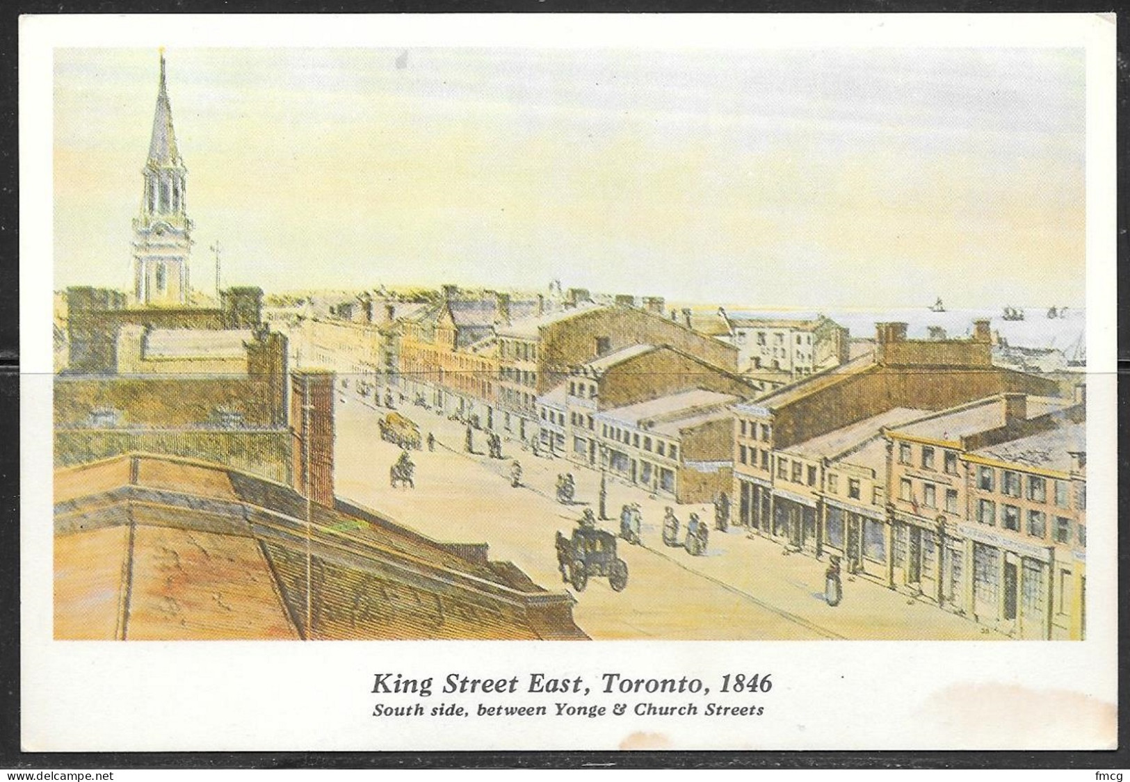 Canada, Toronto, Ontario, King Street East, 1846, Unused - Toronto