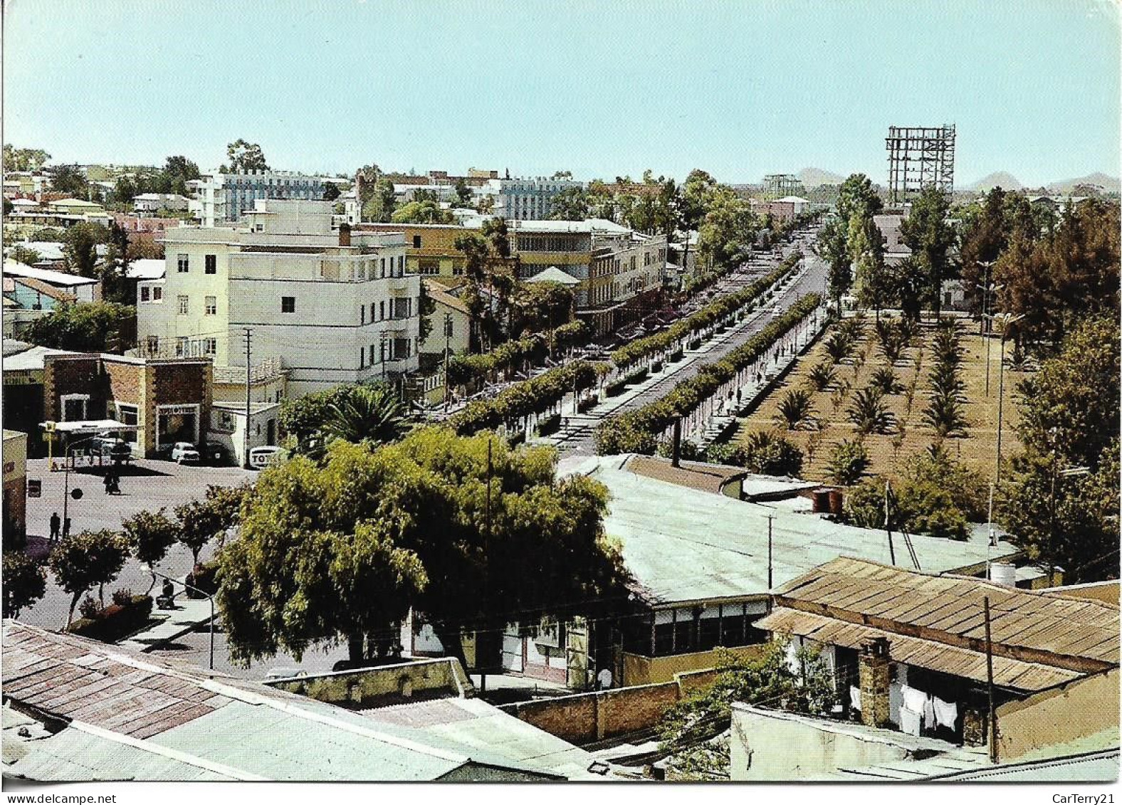 CPSM. ERYTHREE. ASMARA. SCORCIO PANORAMICA. (VUE PANORAMIQUE). - Erythrée