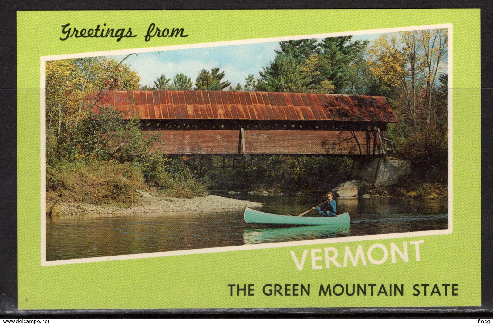 Greetings From Vermont, The Green Mountain State, Unused - Gruss Aus.../ Grüsse Aus...