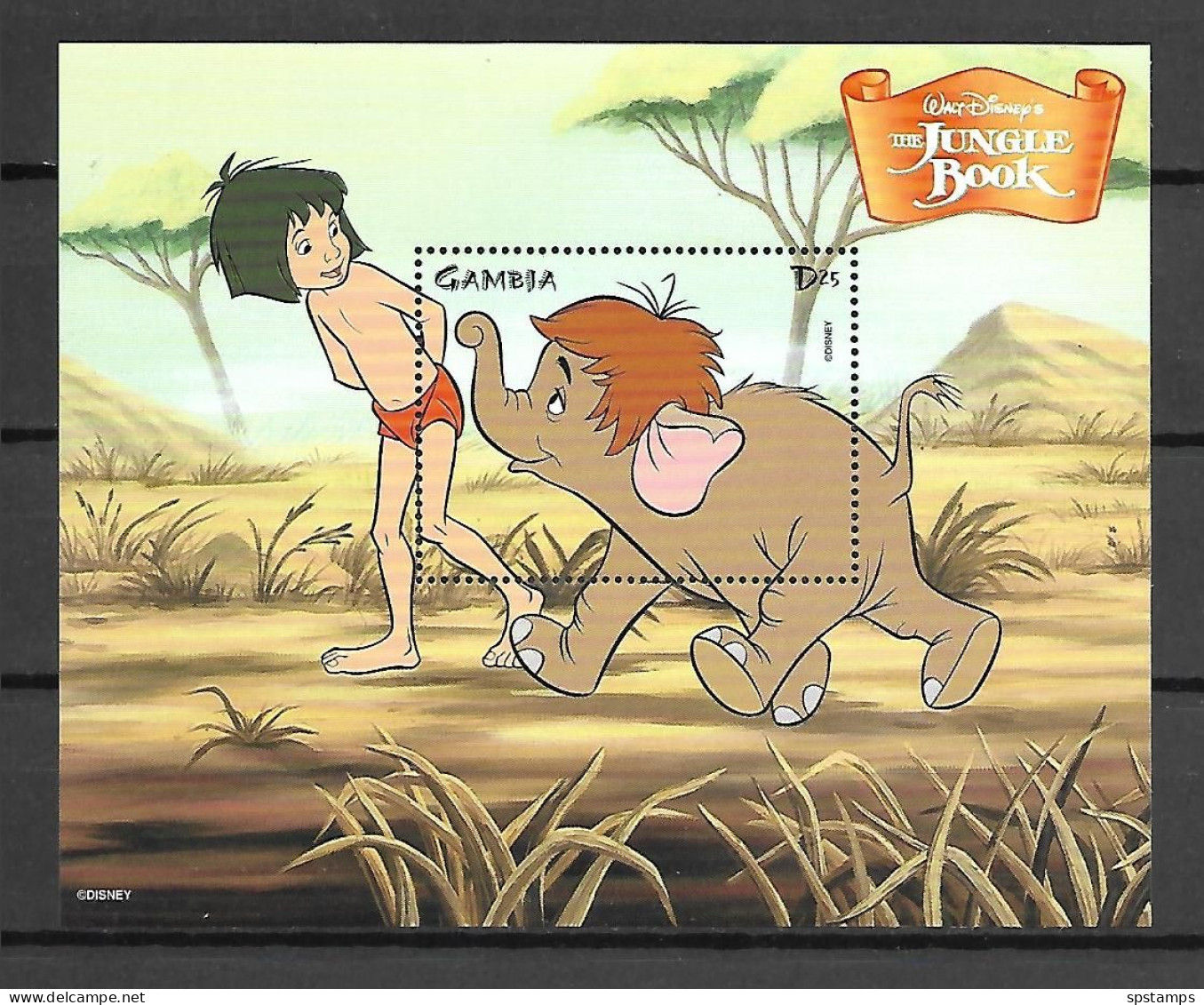 Disney Gambia 1999 The Jungle Book #1 MS MNH - Disney