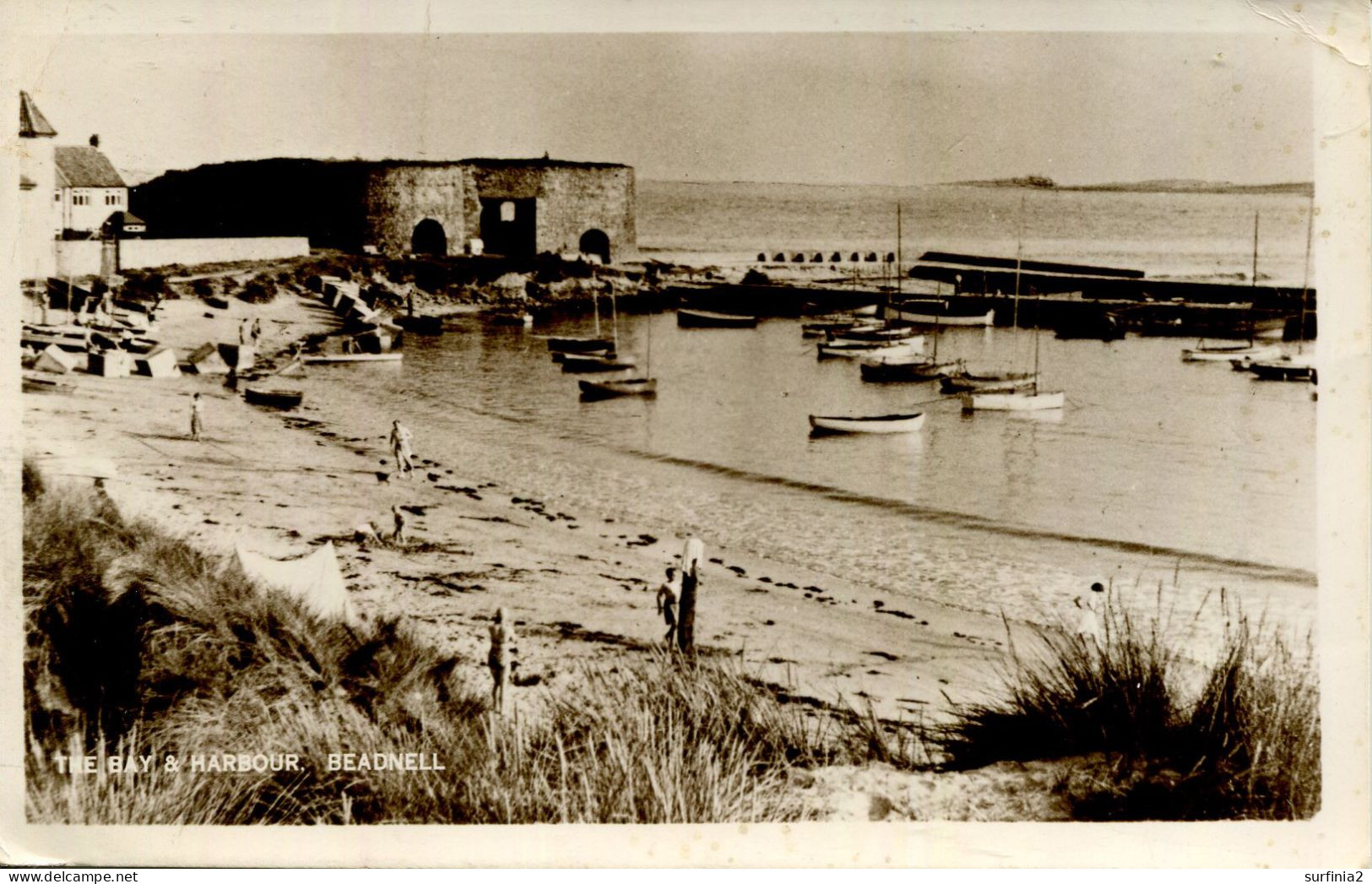 NORTHUMBRIA - BEADNELL - THE BAY AND HARBOUR RP  Nm431 - Altri & Non Classificati