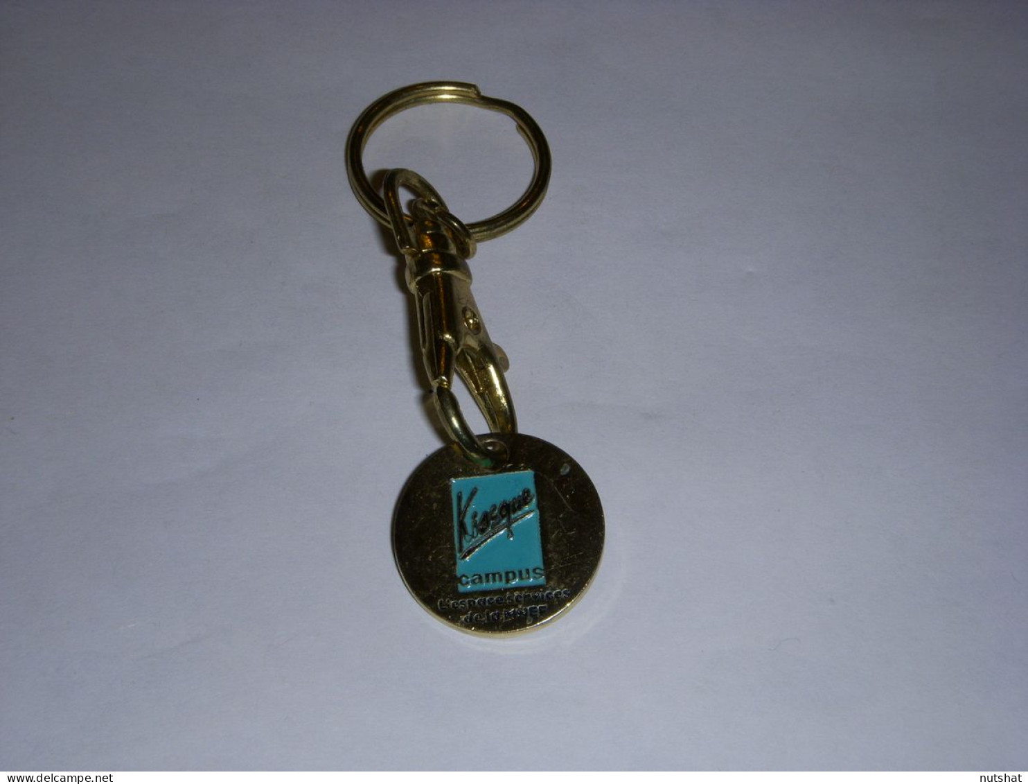 PORTE CLEFS 16 ANNEAU Avec MOUSQUETON BANQUE POPULAIRE KIOSQUE CAMPUS            - Key-rings