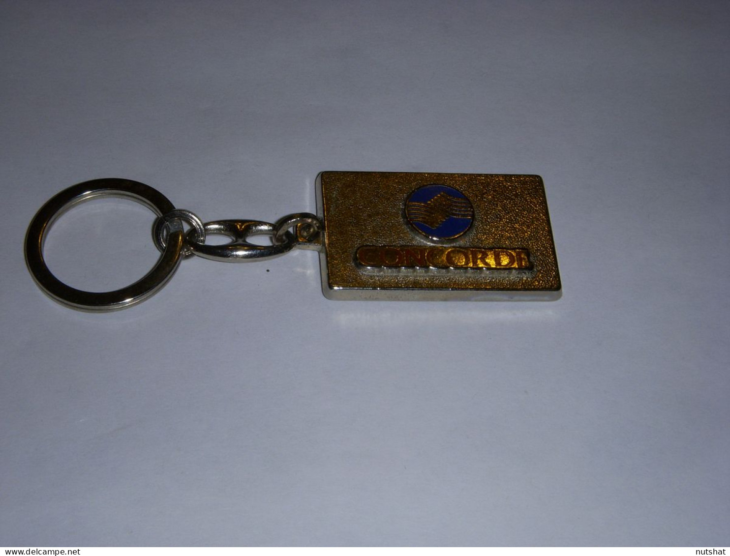 PORTE CLEFS 14 ANNEAU CONCORDE Avec BLASON DIMENSION Environ 4x2,5cm METAL       - Key-rings