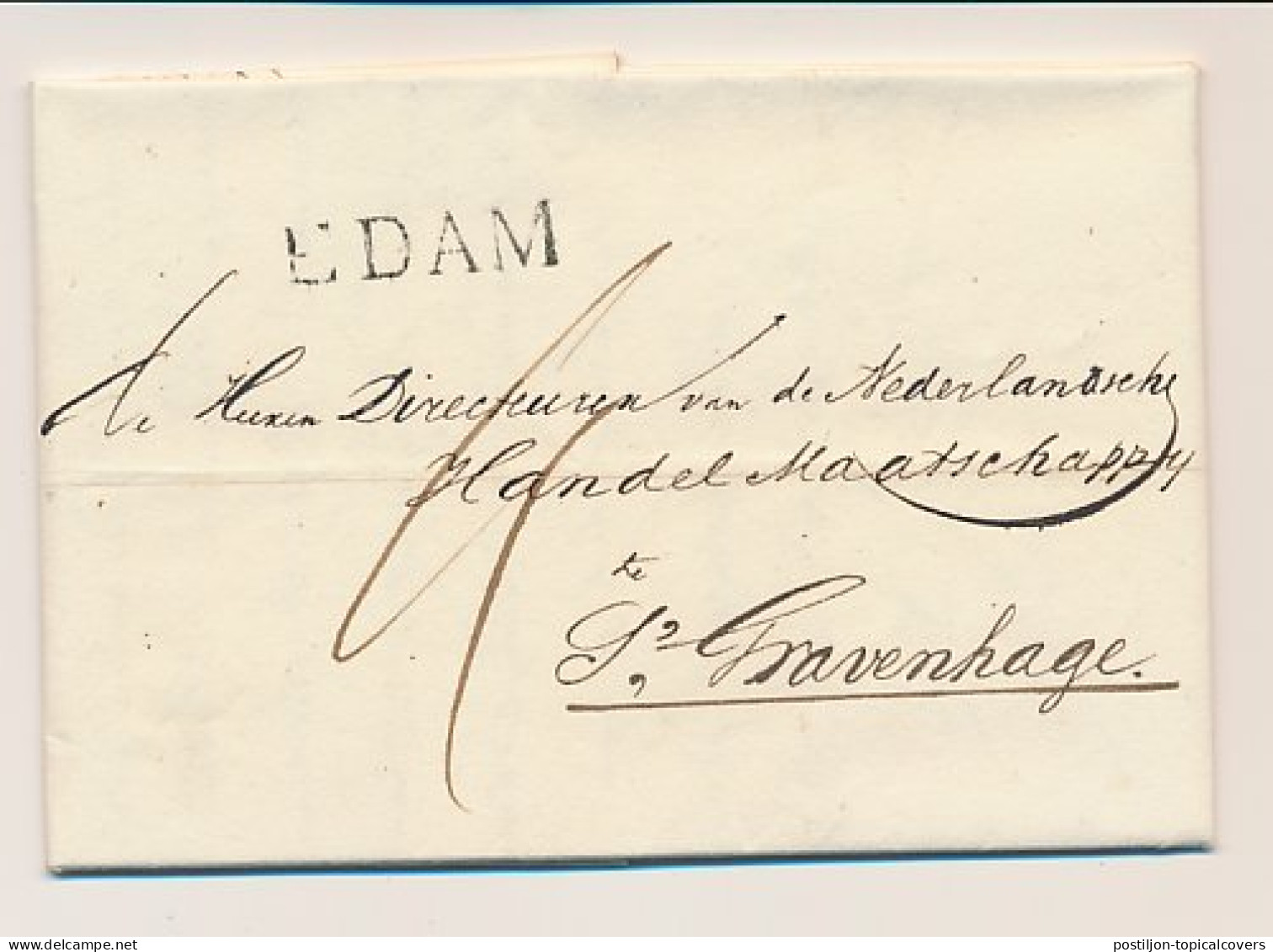 EDAM - S Gravenhage 1826 - ...-1852 Precursori