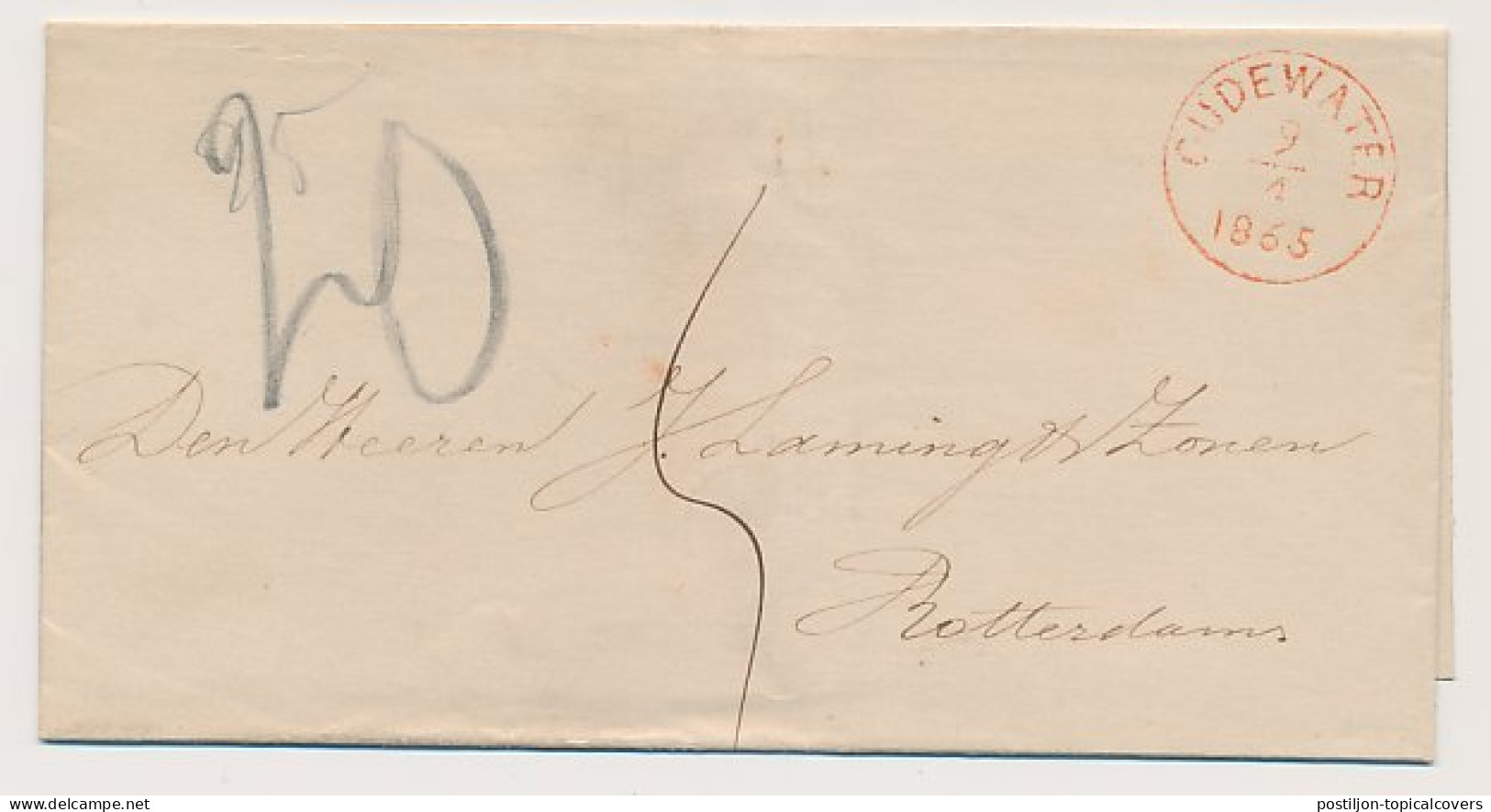 Oudewater - Rotterdam 1865 - ...-1852 Prephilately