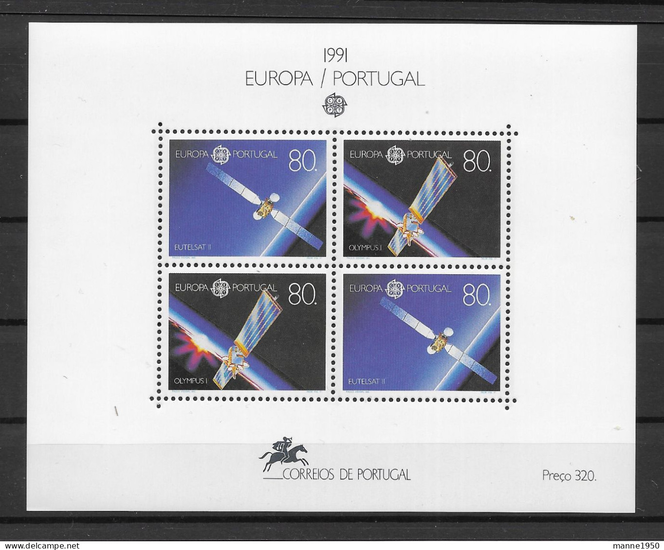 Portugal 1991 Europa/Cept Block 78 Postfrisch - Blocchi & Foglietti