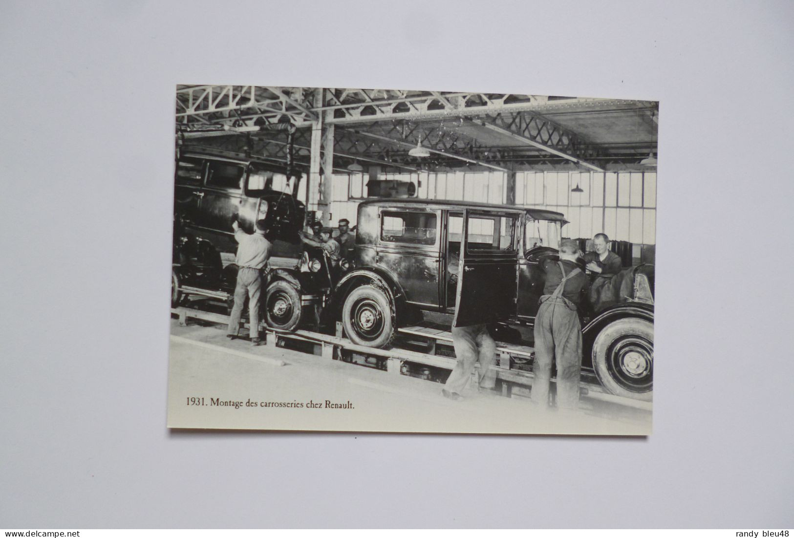 BILLANCOURT  -  Usine Renault  -  Montage Des Carrosseries Chez Renault  -  1931  -   Edition Atlas  - - Industrial