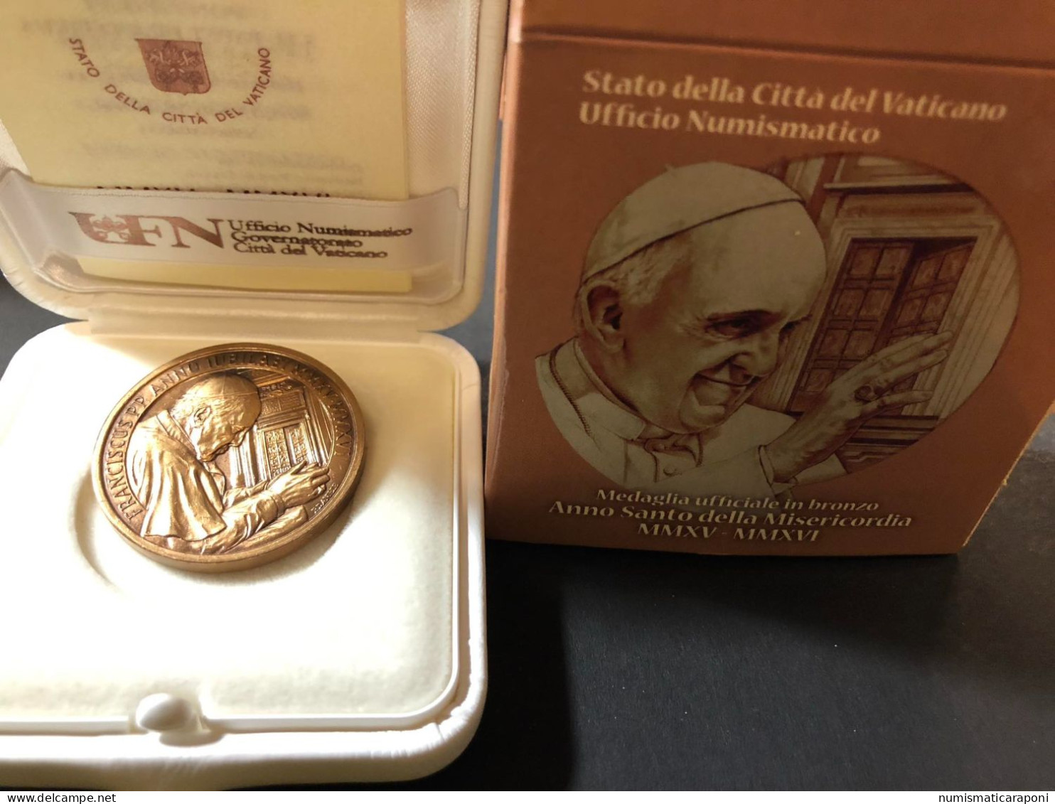 Vaticano Vatican City Medaglia  AE 2015 ANNO SANTO DELLA MISERICORDIA - Vaticano (Ciudad Del)