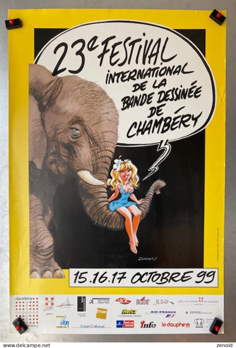 Affiche Festival Bd Chambery 1999 - Ill. Dany : Olivier Rameau - Colombe - Dany