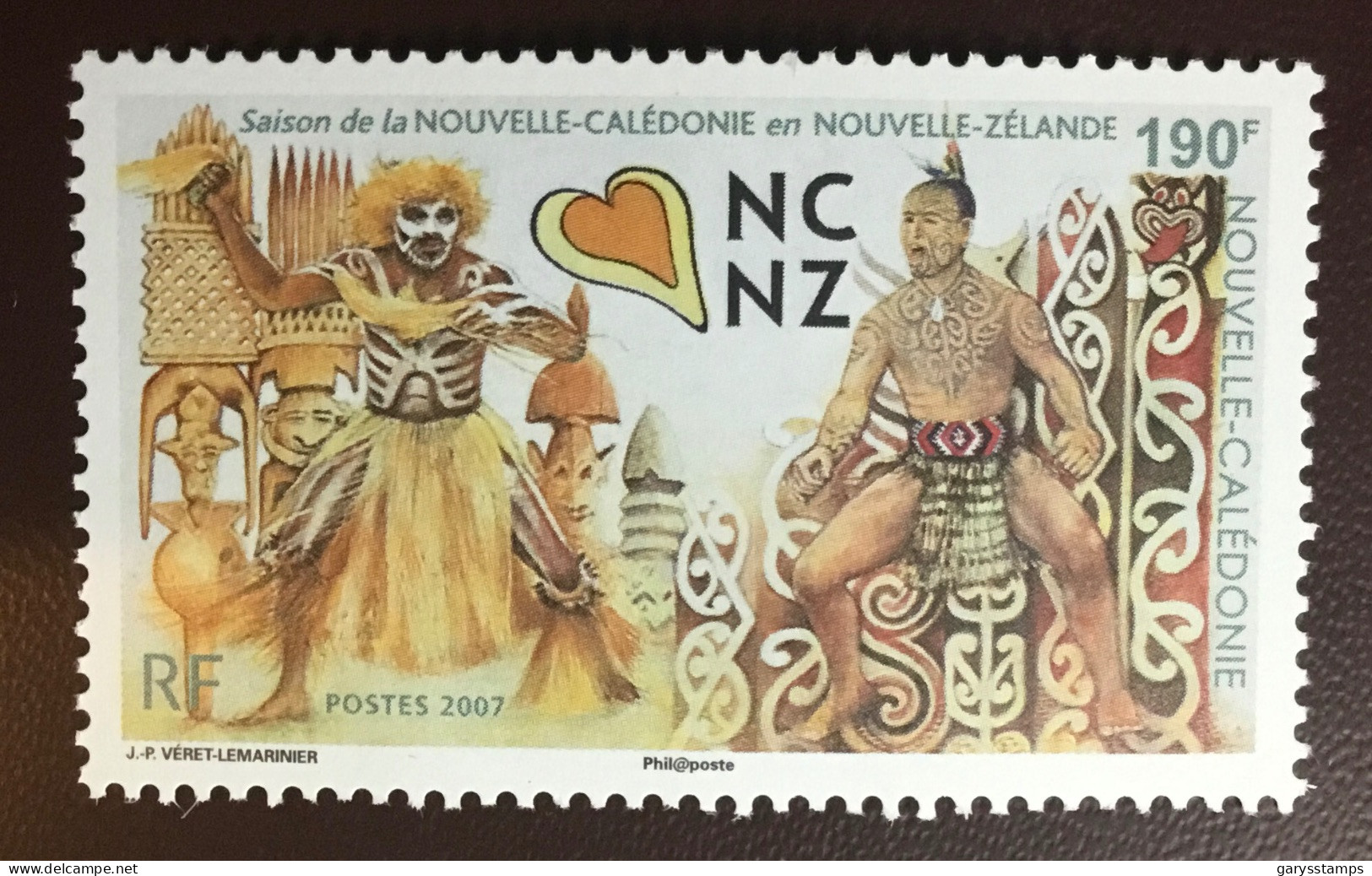 New Caledonia Caledonie 2007 Season New Zealand Joint Issue MNH - Ongebruikt