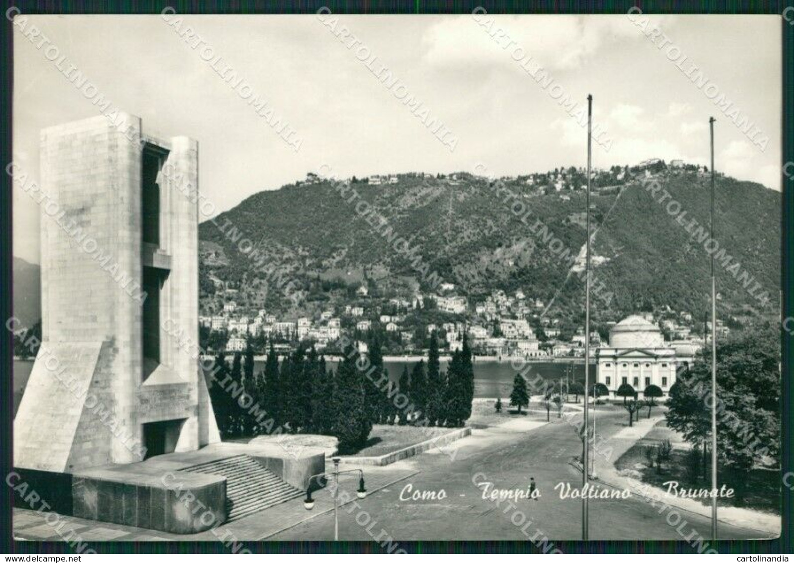 Como Brunate Lago Di Como Volta Foto FG Cartolina KB3793 - Como