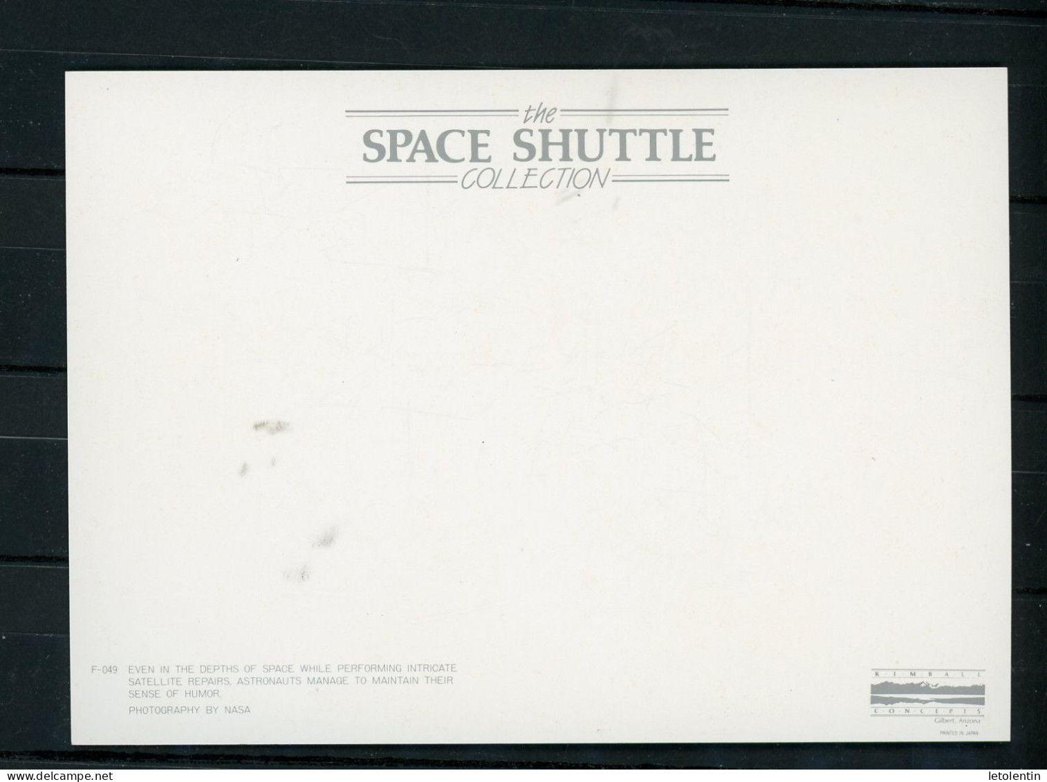 CPM: ESPACE -   RÉPARATION DE SATELLITE - Raumfahrt