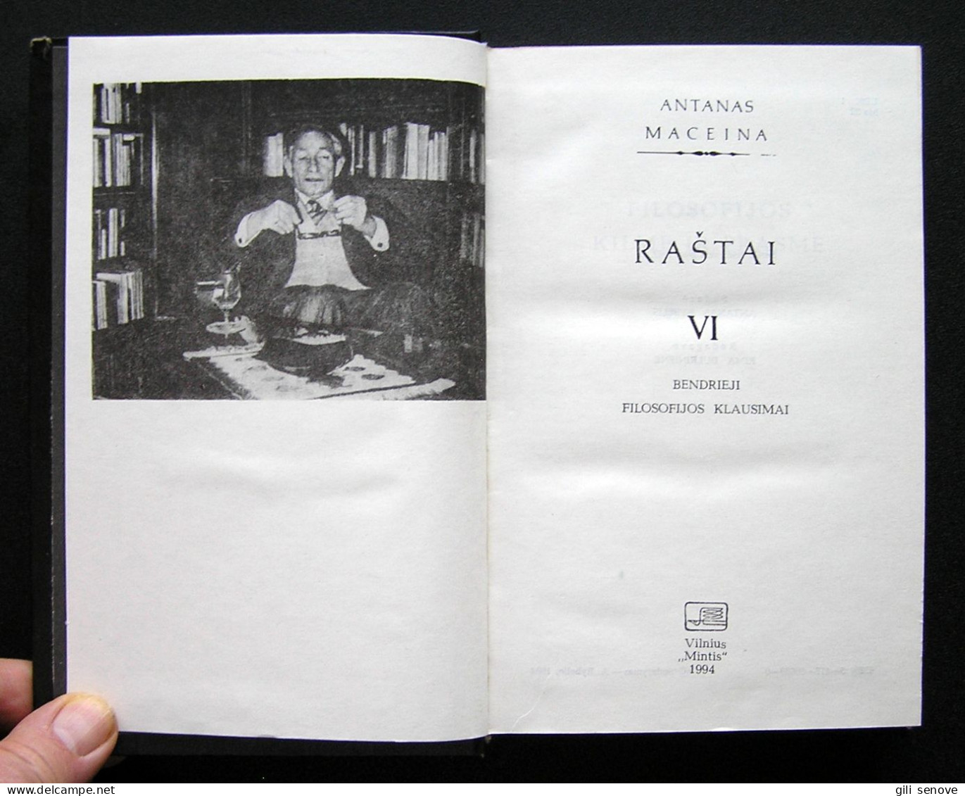 Lithuanian Book / Raštai (VI Tomas) By Maceina 1994 - Culture