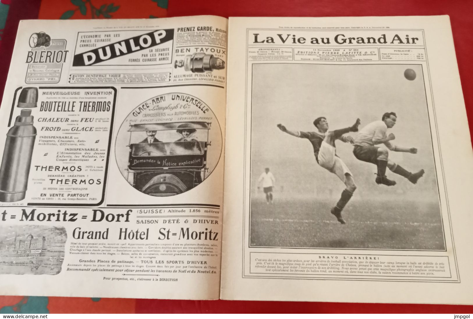 La Vie Au Grand Air N°582 Nov 1909 Accident Dirigeable Frémainville Coupe Michelin Aviation Chalons Farman Punching Ball - 1900 - 1949