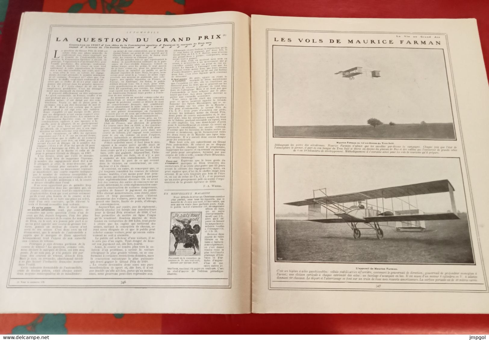 La Vie Au Grand Air N°582 Nov 1909 Accident Dirigeable Frémainville Coupe Michelin Aviation Chalons Farman Punching Ball - 1900 - 1949