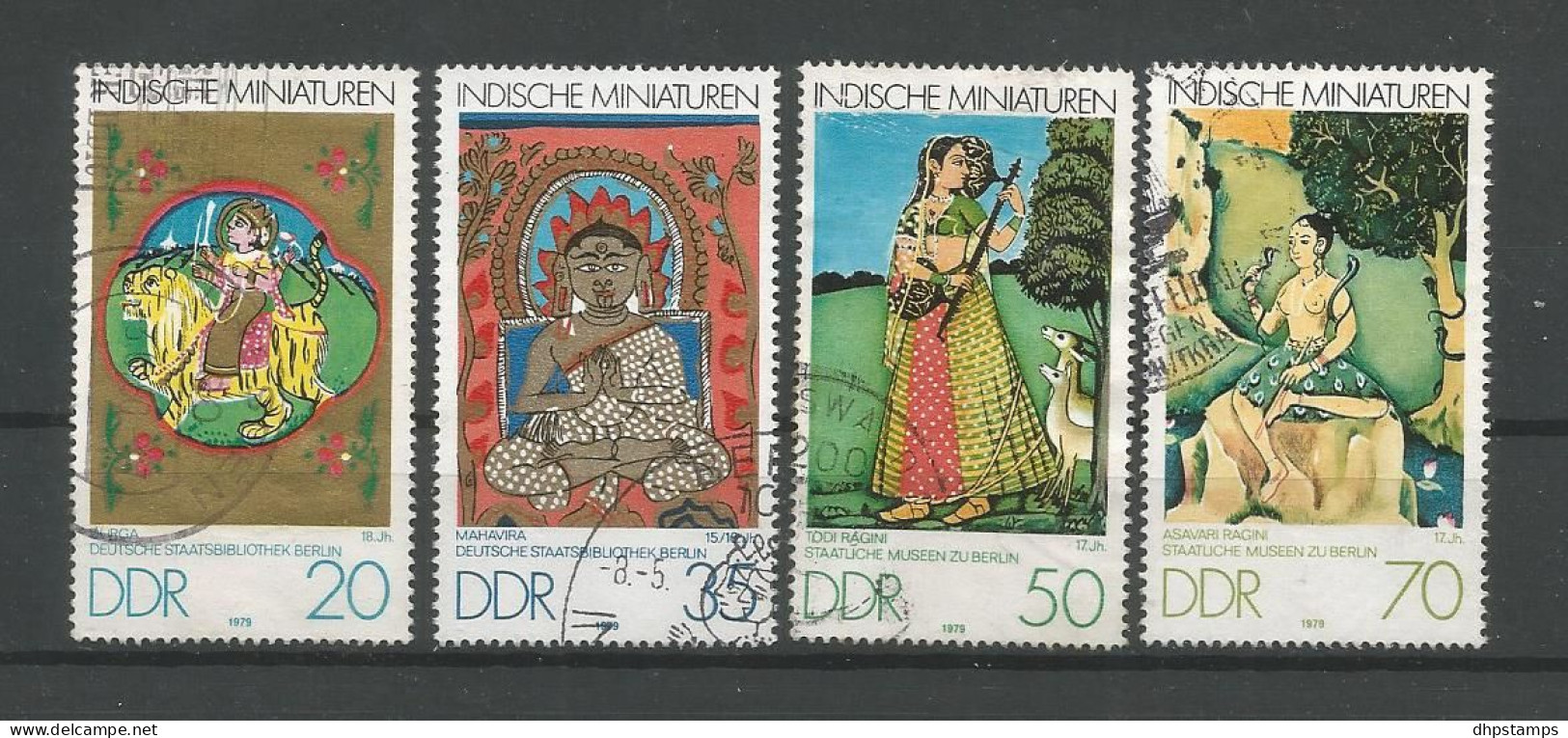 DDR 1979 Miniatures From India  Y.T. 2083/2086 (0) - Gebraucht