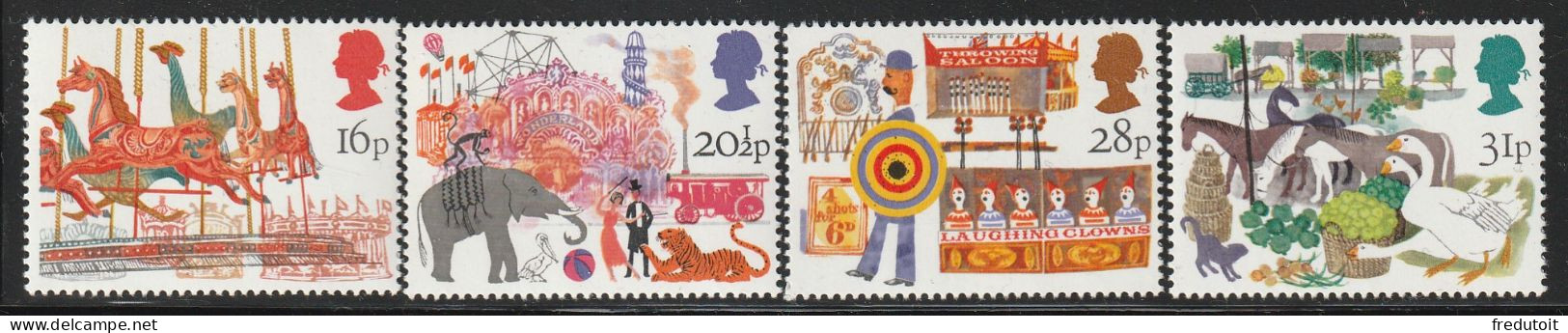 GRANDE BRETAGNE - N°1104/7 ** (1983) Les Foires Britanniques - Unused Stamps