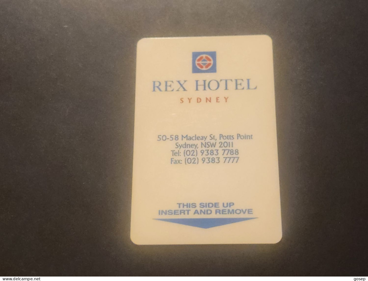 U.S.A- REX HOTEL-SYDNEY-(1051)(?)GOOD CARD - Chiavi Elettroniche Di Alberghi