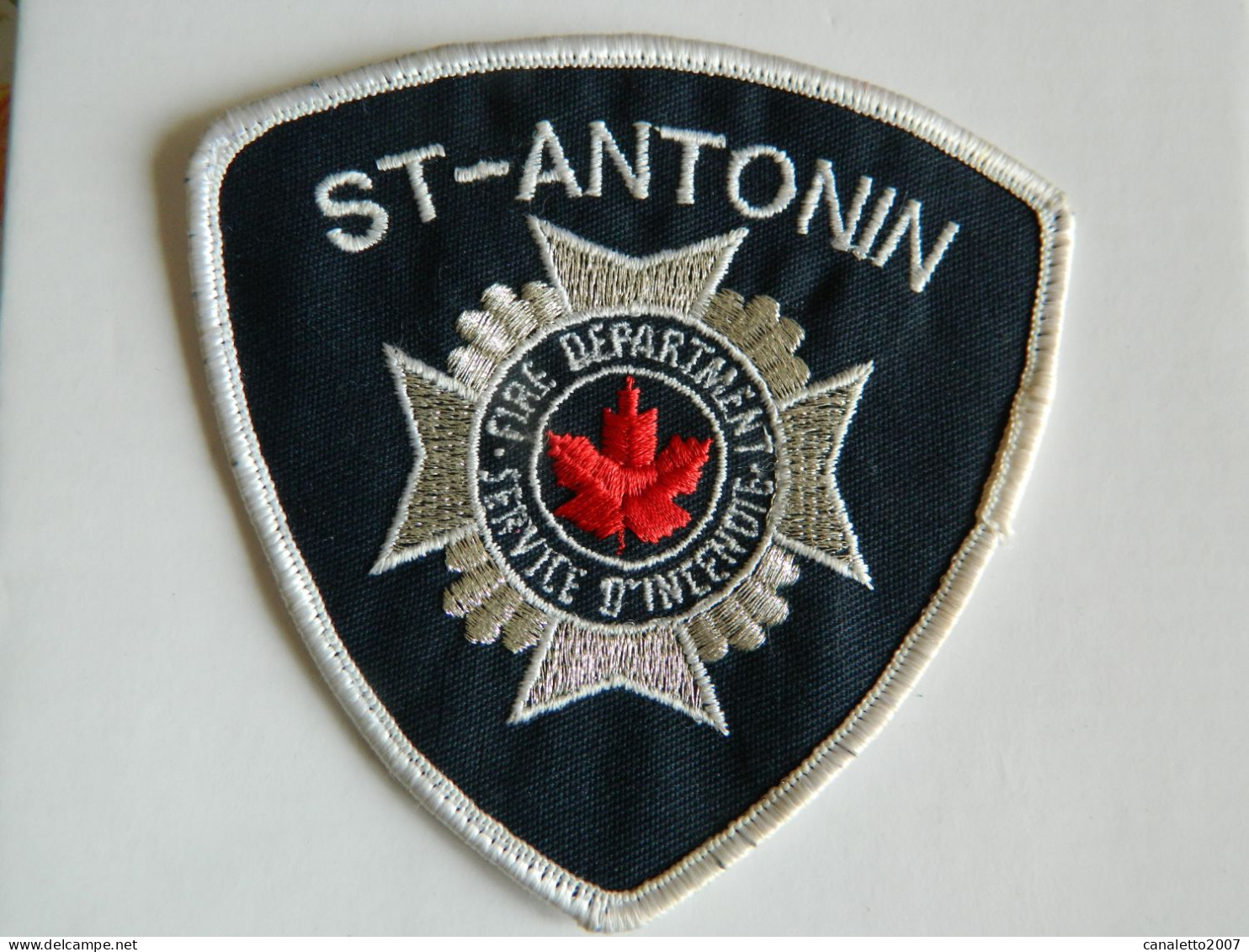 SAINT ANTONIN +POMPIERS : TRES BEL ECUSSON DES POMPIERS DE LA DRIGADE D'INCENDIE DE SAINT ANTONIN CANADA - Feuerwehr