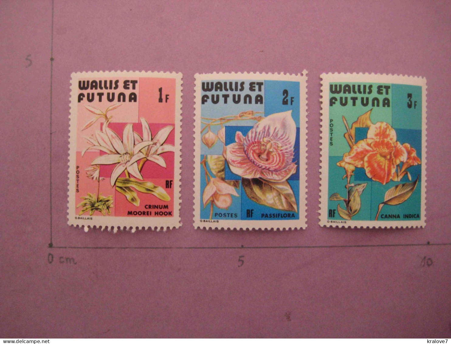 WALLIS Et FUTUNA NEUF 3 Timbres 1982 FLORE FLEURS FLOWERS NATURE MNH NEW - Neufs