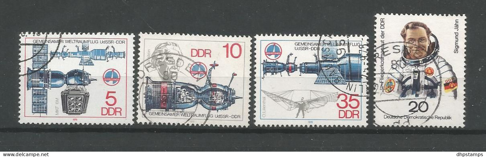 DDR 1978 Space  Y.T. 2028/2031 (0) - Used Stamps