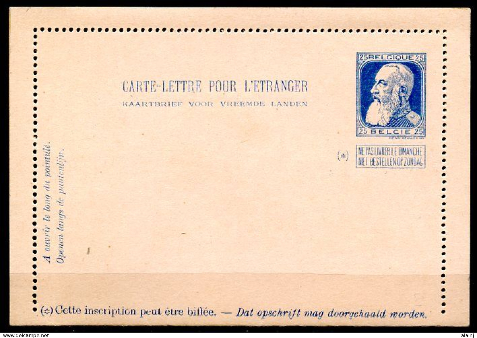 BE   Carte Pour étranger  76   --  1905     ---   Léopold II    25c  ---   Neuf  /  Non Circulé - Letter-Cards