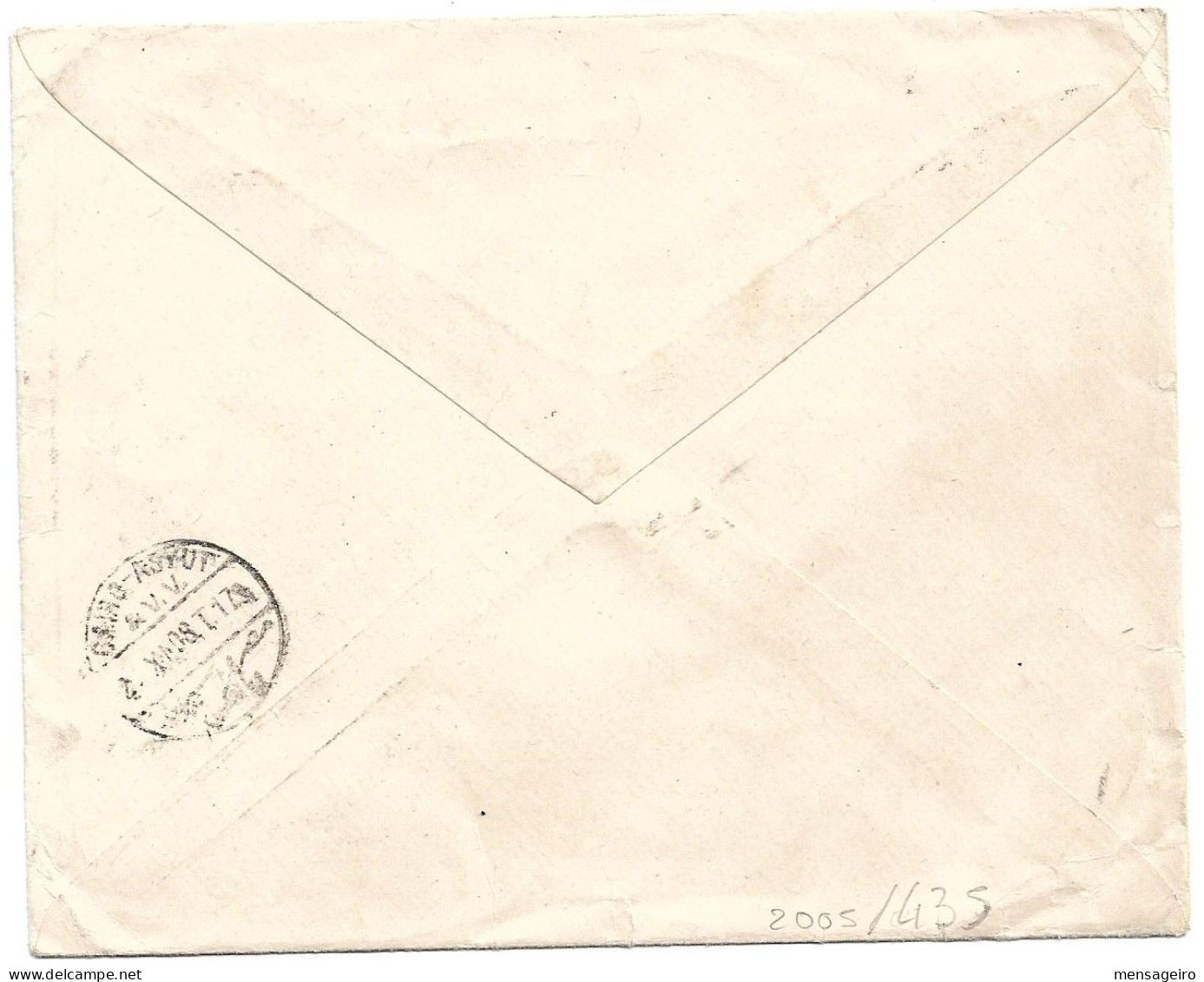 (C04) COVER WITH 5M. X2. STAMPS - MINYA => ??? 1908 + ON BACK CAIRO-ASYUT / &V.V. - 1866-1914 Khedivato Di Egitto