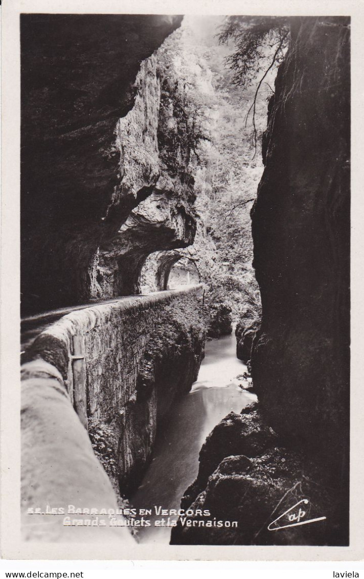 26 VERCORS - Les Barraques - Grands Goulets Et La Vernaison - Circulée 1950 - Les Grands Goulets