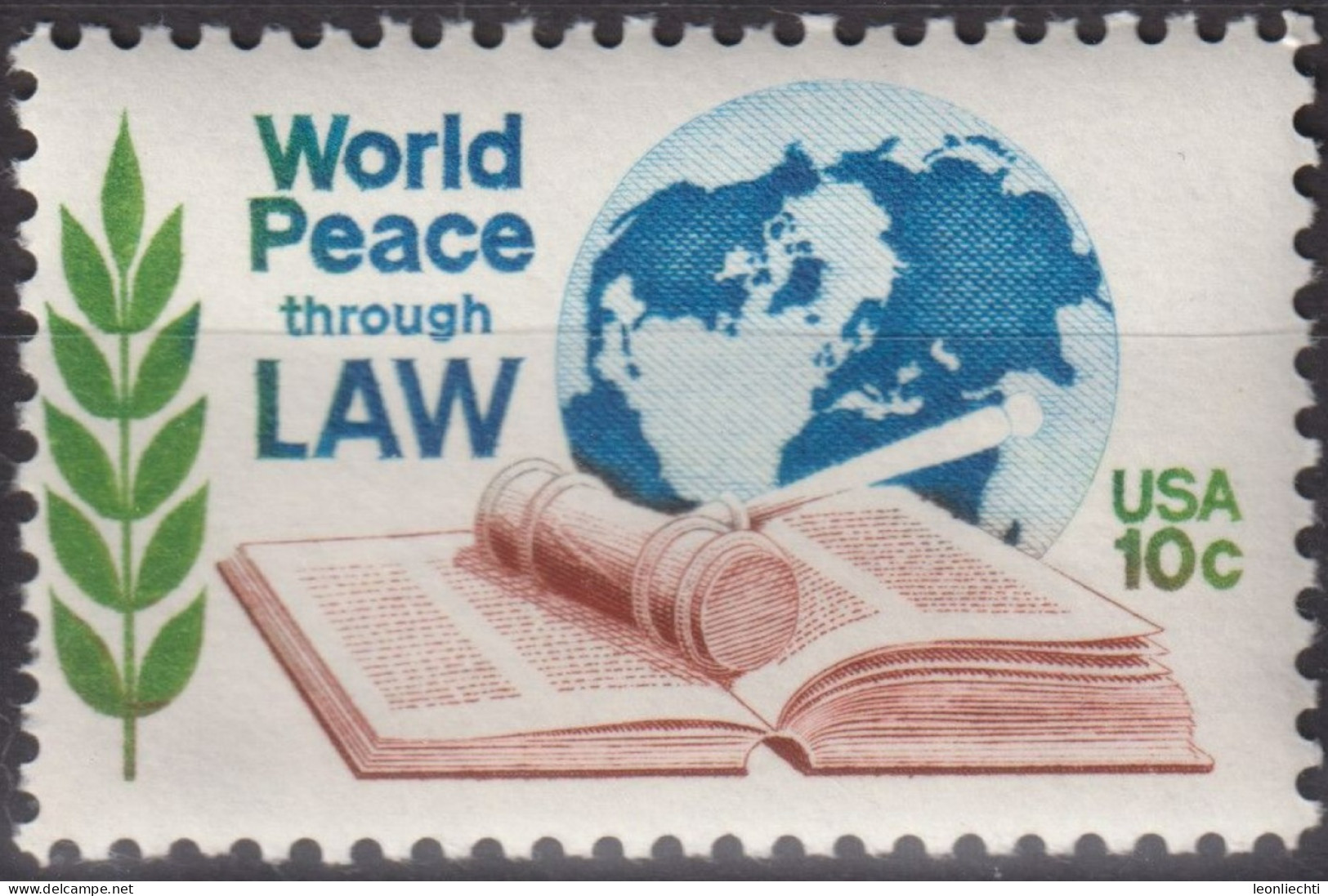 1975 Vereinigte Staaten ** Mi:US 1186, Yt:US 1066, Mariner 10, World Peace Through Law - Nuevos