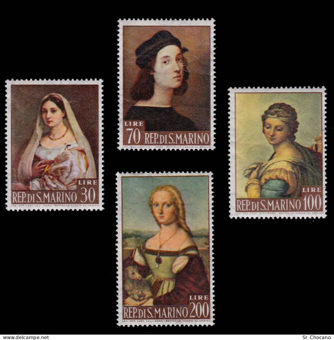 SAN MARINO STAMPS.1963.Raphael.SCOTT 550-553.MNH. - Ongebruikt