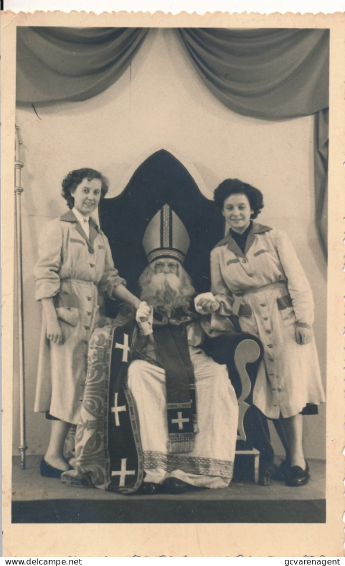 SINT NIKLAAS  SINTERKLAAS  SAINT NICOLAS  - ORIGINELE FOTOKAART                      ZIE AFBEELDINGEN - Nikolaus