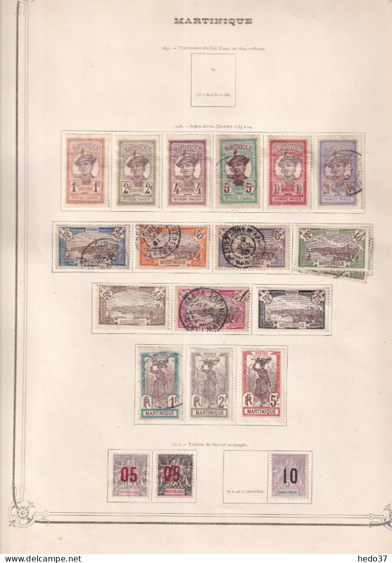 Martinique - Collection - Neufs Sans Gomme / Oblitérés - B/TB - Nuovi