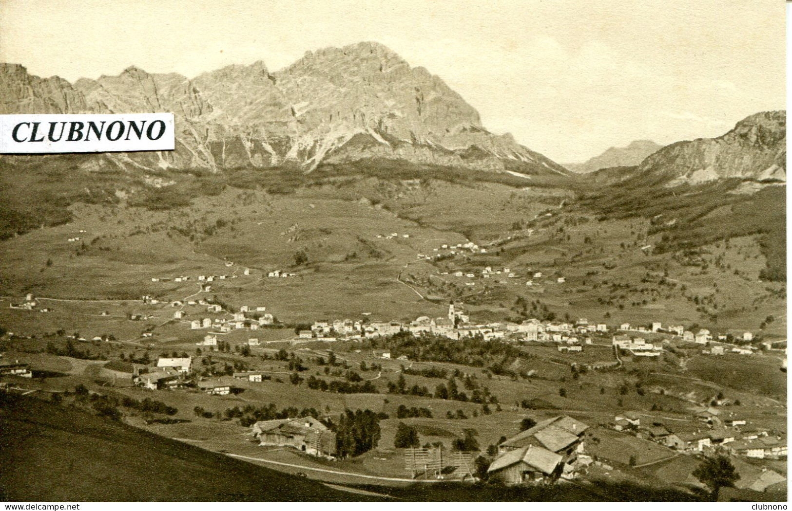 CPA - AMPEZZANER-DOLOMITEN, CORTINA D'AMPEZZO GEGEN CRISTALLO - Belluno