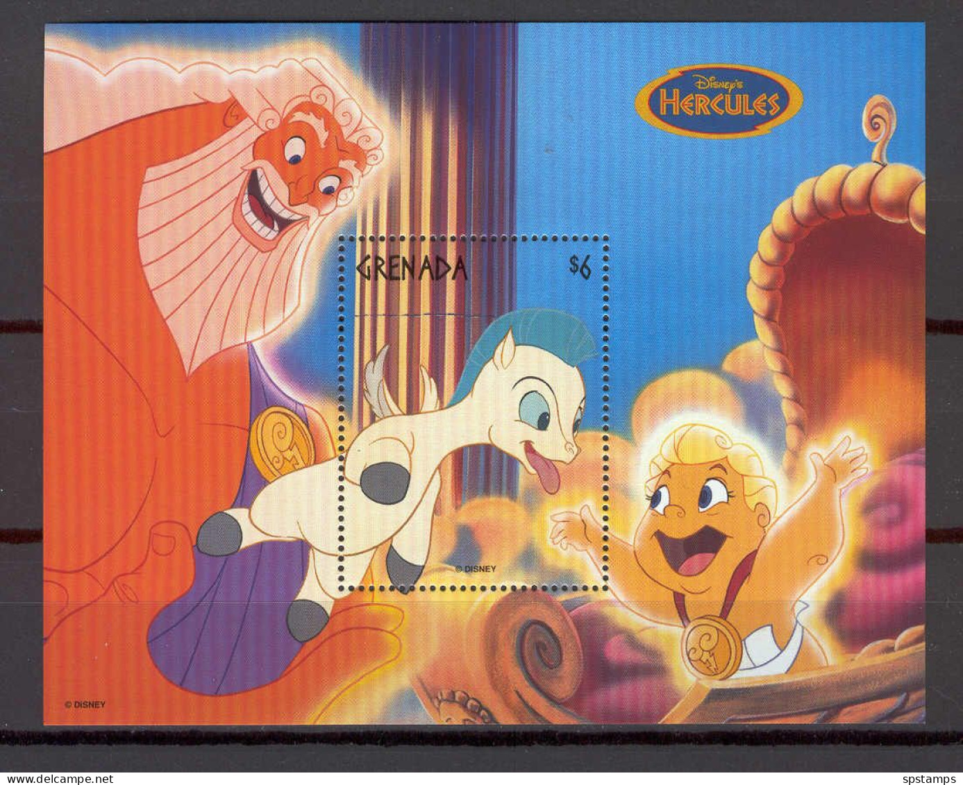 Disney Grenada 1998 Hercules #1 MS MNH - Disney