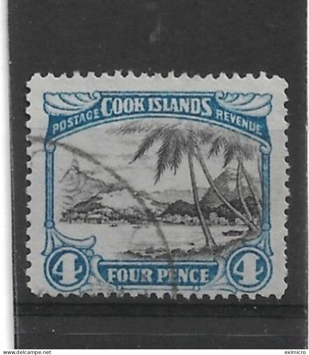 COOK ISLANDS 1944 4d SG 141 FINE USED MULTIPLE WMK Cat £30 - Islas Cook