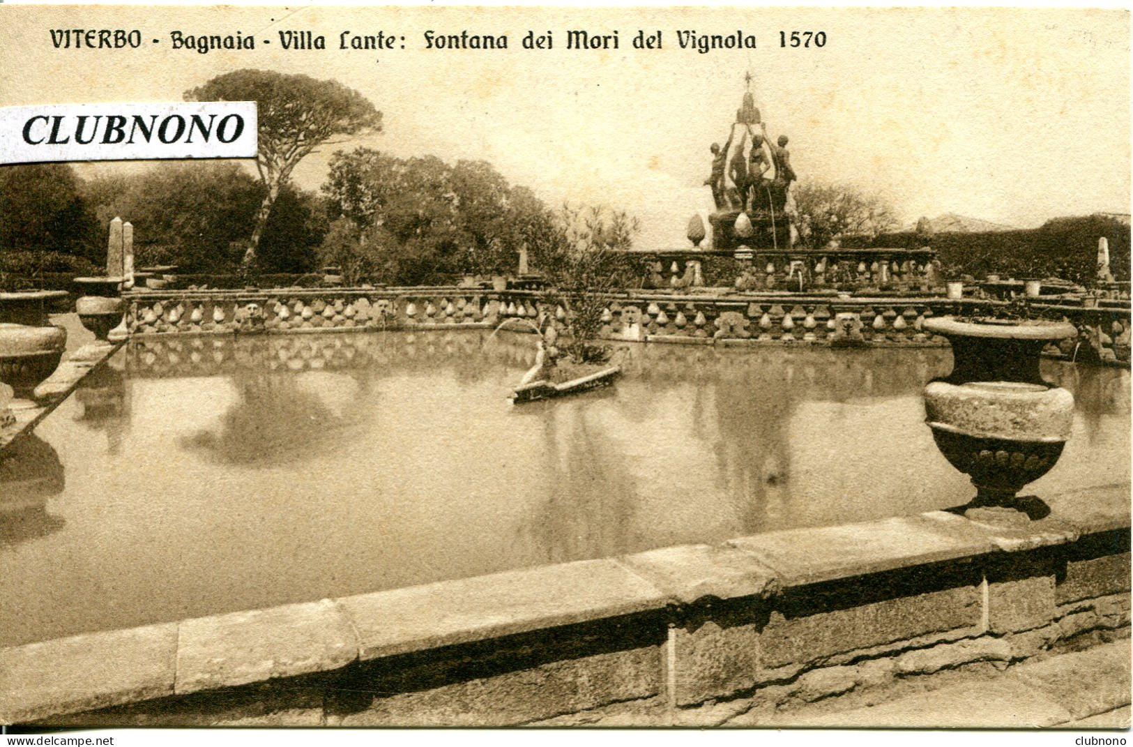 CPA -  VITERBO - BAGNAIA - VILLA LANTE - FONTANA DEI MORI DEL VIGNOLA - Viterbo