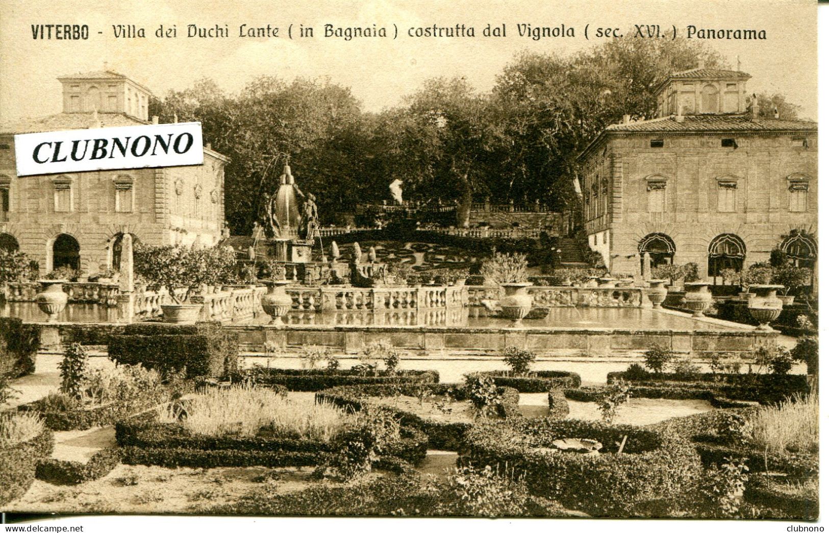 CPA -  VITERBO - VILLA DEI DUCHI (IN GAGNAIA) COSTRUTTA DAL VIGNOLA - PANORAMA - Viterbo