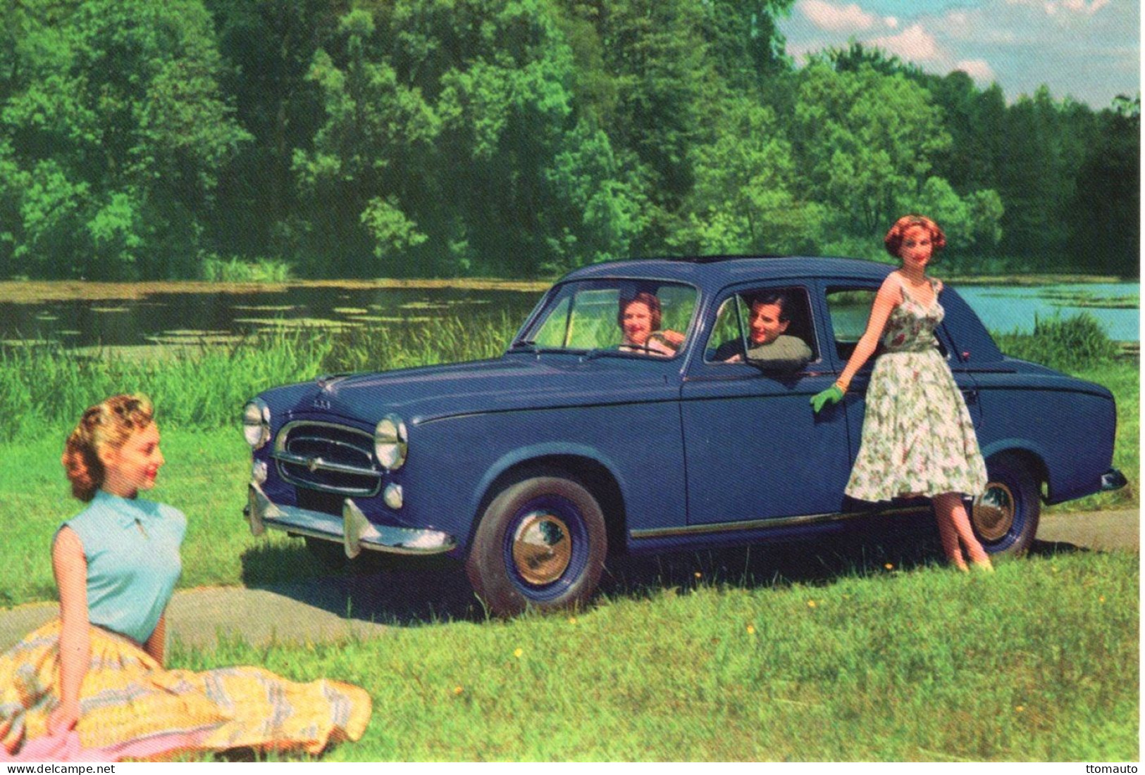 Peugeot 403 Berline   (1958)  - CPM - Voitures De Tourisme