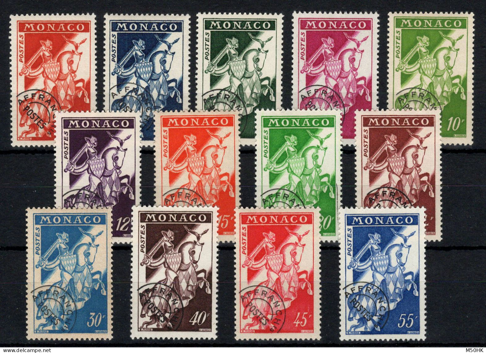 Monaco - Preo YV 11 à 18 N** MNH Luxe Complete Cote 46 Euros - VorausGebrauchte