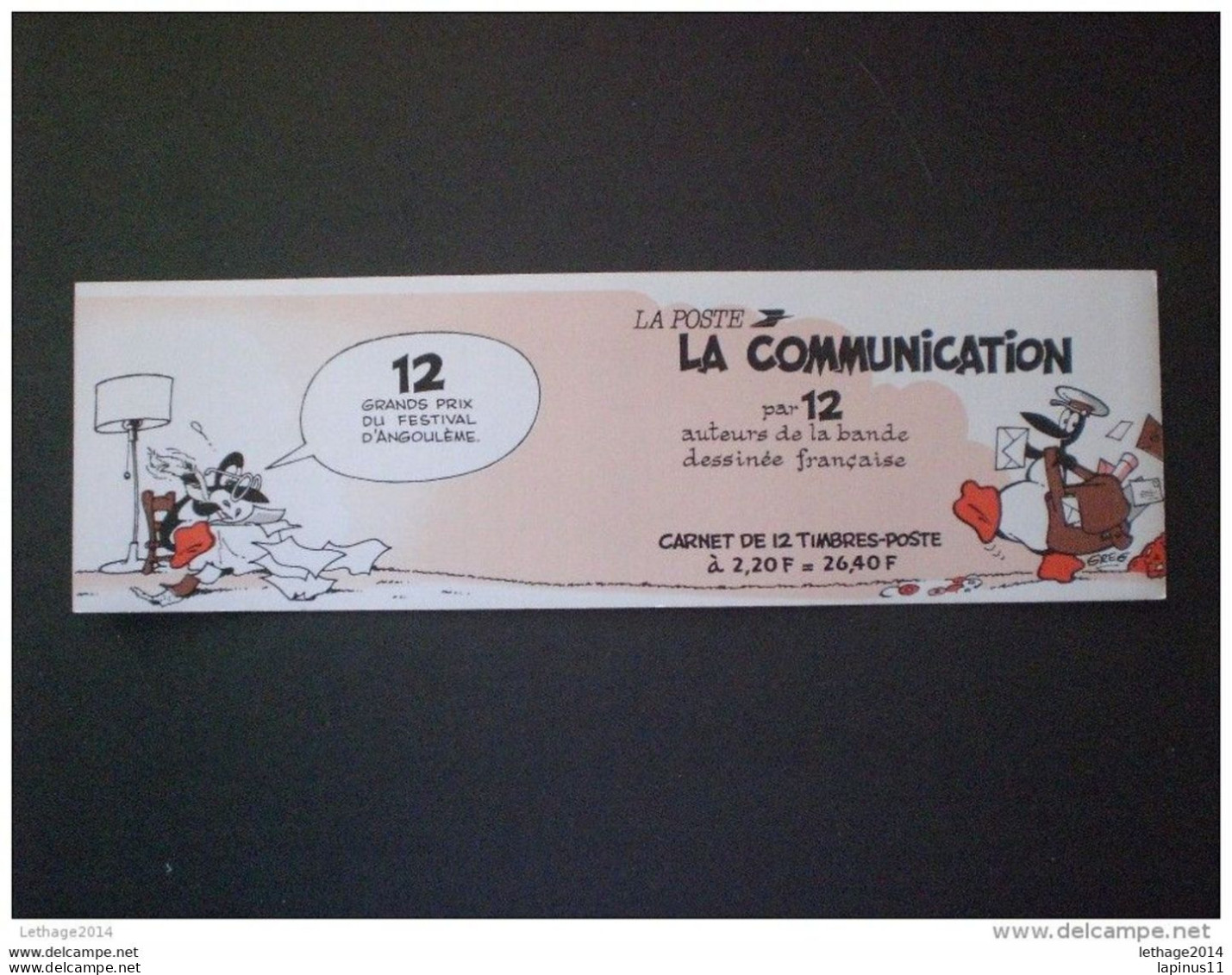 STAMPS FRANCE-FRANCIA CARNETS 1988 Communications - Comics - Bekende Personen